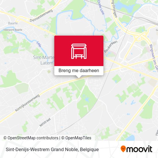 Sint-Denijs-Westrem Grand Noble kaart