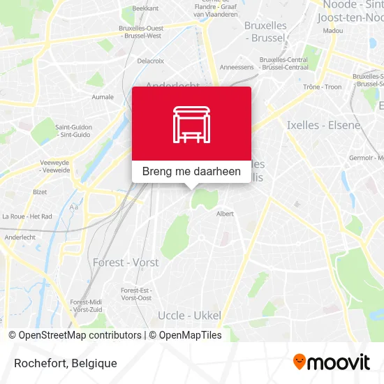 Rochefort kaart
