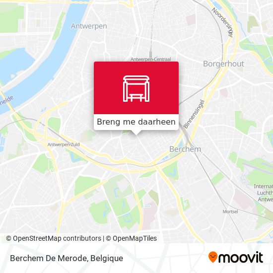 Berchem De Merode kaart