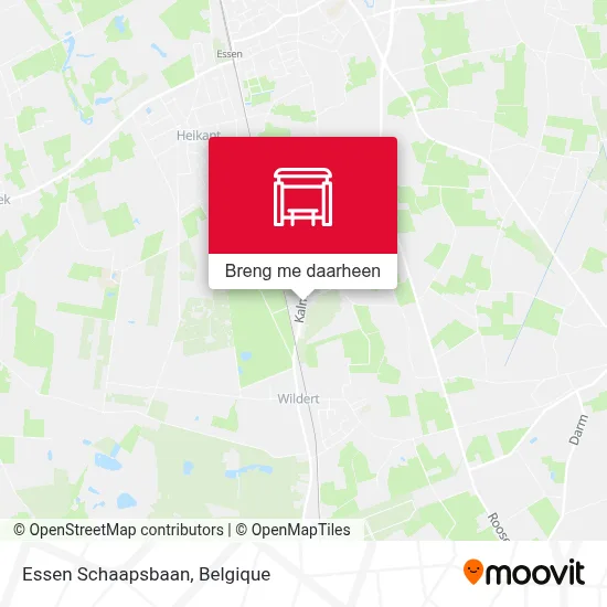 Essen Schaapsbaan kaart