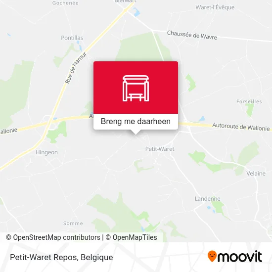 Petit-Waret Repos kaart