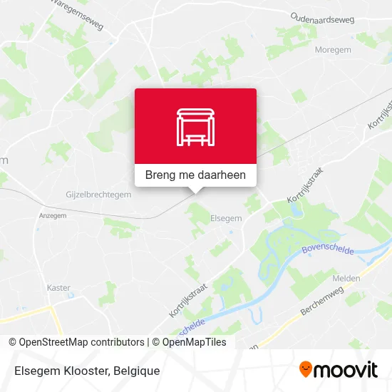 Elsegem Klooster kaart