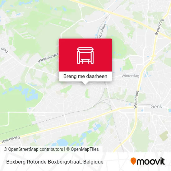 Boxberg Rotonde Boxbergstraat kaart