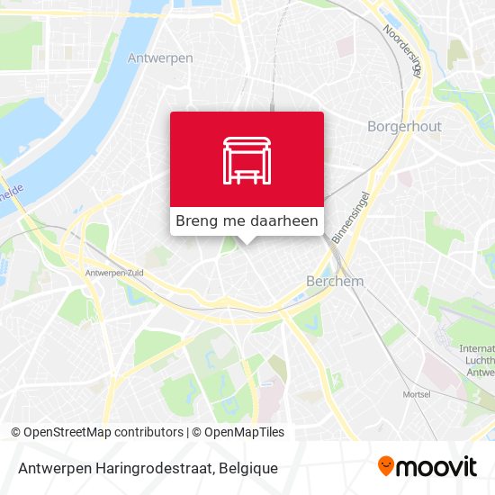 Antwerpen Haringrodestraat kaart