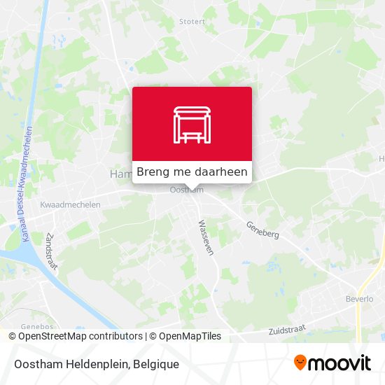 Oostham Heldenplein kaart