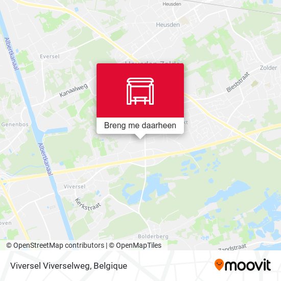 Viversel Viverselweg kaart