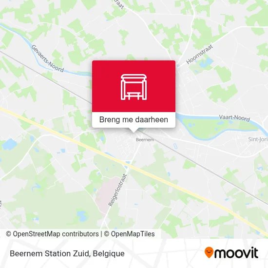 Beernem Station Zuid kaart
