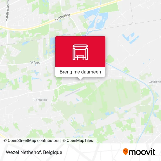 Wezel Nethehof kaart