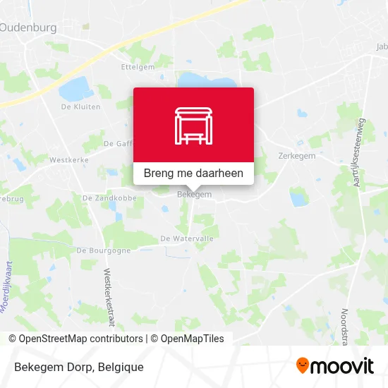 Bekegem Dorp kaart