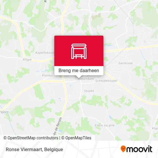 Ronse Viermaart kaart