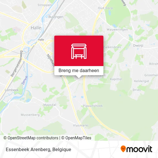 Essenbeek Arenberg kaart
