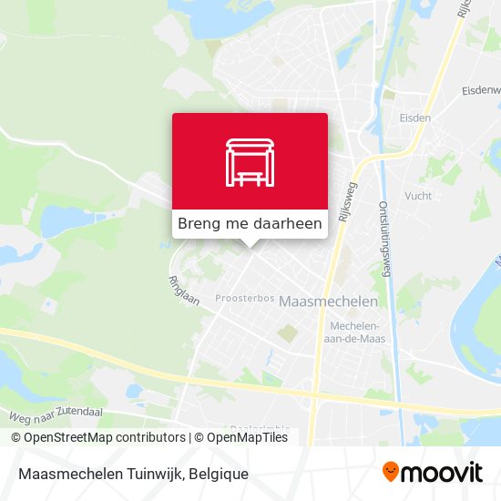 Maasmechelen Tuinwijk kaart
