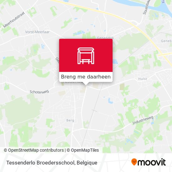 Tessenderlo Broedersschool kaart