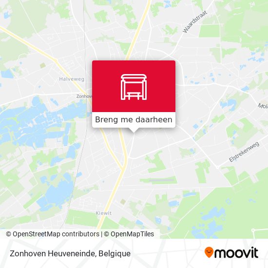 Zonhoven Heuveneinde kaart