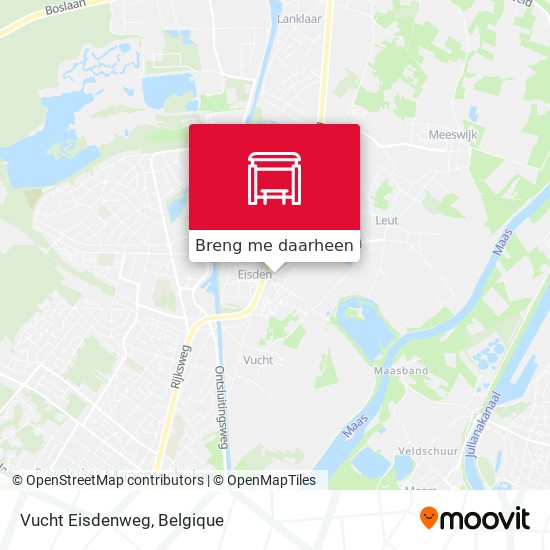 Vucht Eisdenweg kaart