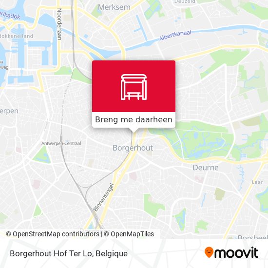Borgerhout Hof Ter Lo kaart