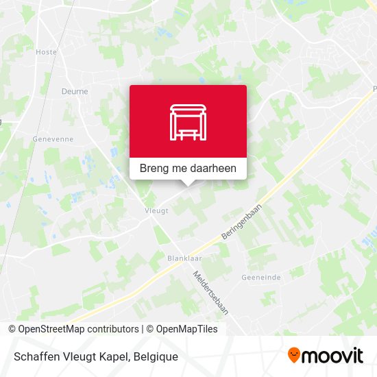 Schaffen Vleugt Kapel kaart