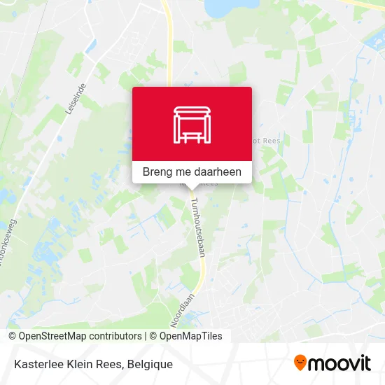 Kasterlee Klein Rees kaart