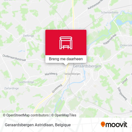 Geraardsbergen Astridlaan kaart