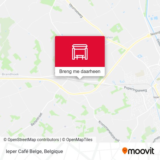 Ieper Café Belge kaart