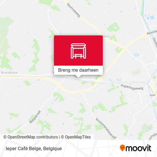 Ieper Café Belge kaart