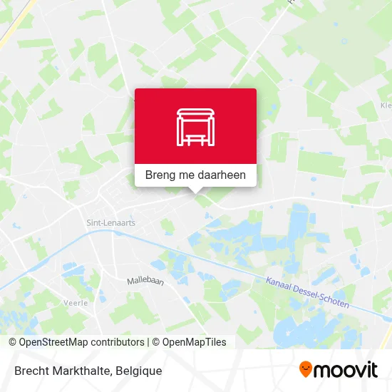 Brecht Markthalte kaart