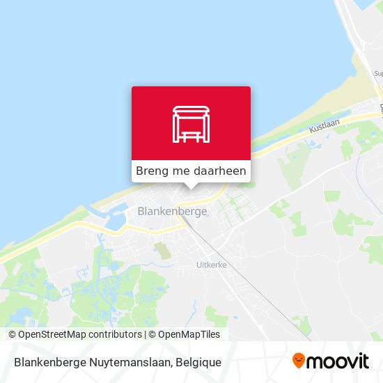 Blankenberge Nuytemanslaan kaart