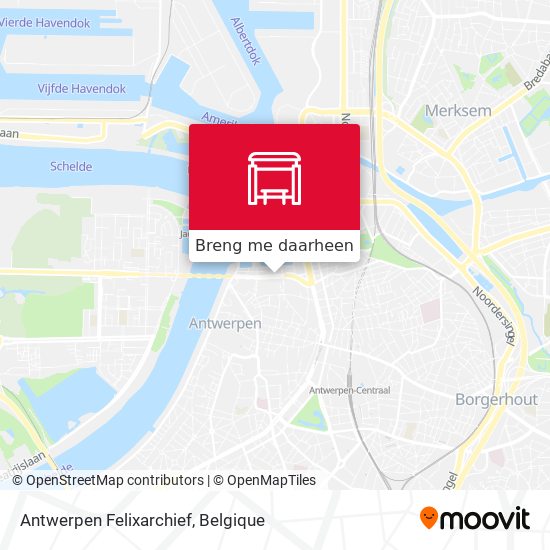 Antwerpen Felixarchief kaart