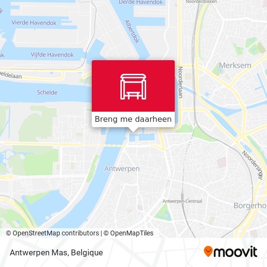 Antwerpen Mas kaart