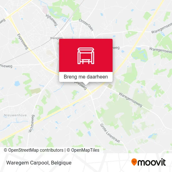 Waregem Carpool kaart
