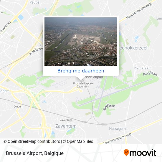 Brussels Airport kaart