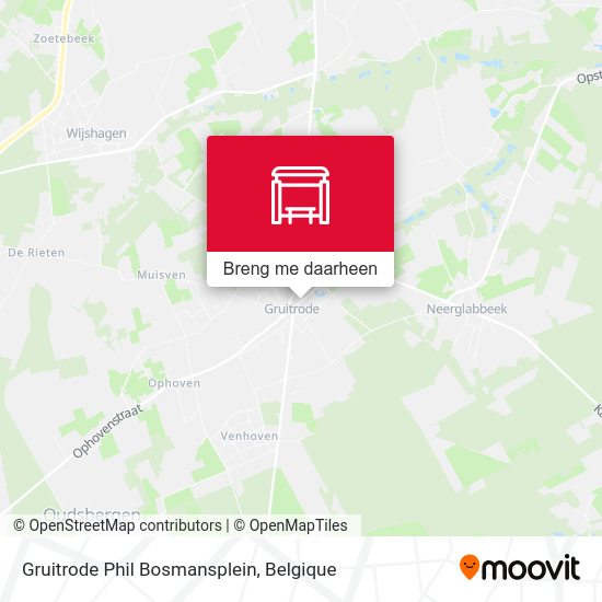 Gruitrode Phil Bosmansplein kaart