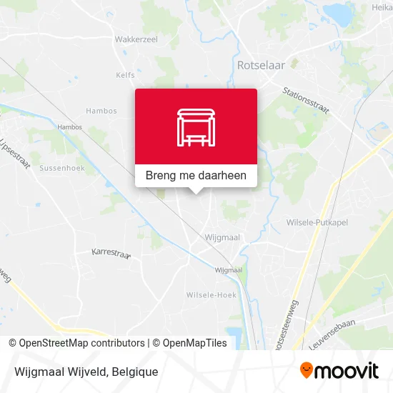 Wijgmaal Wijveld kaart