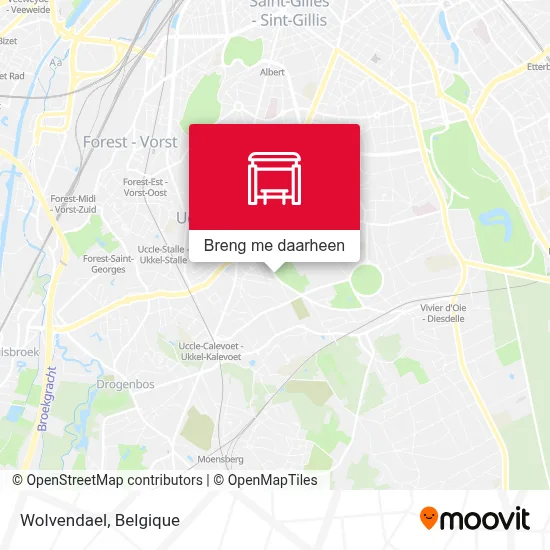 Wolvendael kaart