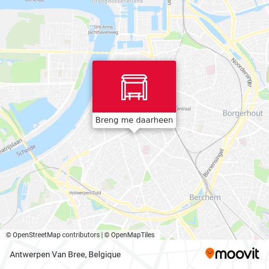 Antwerpen Van Bree kaart