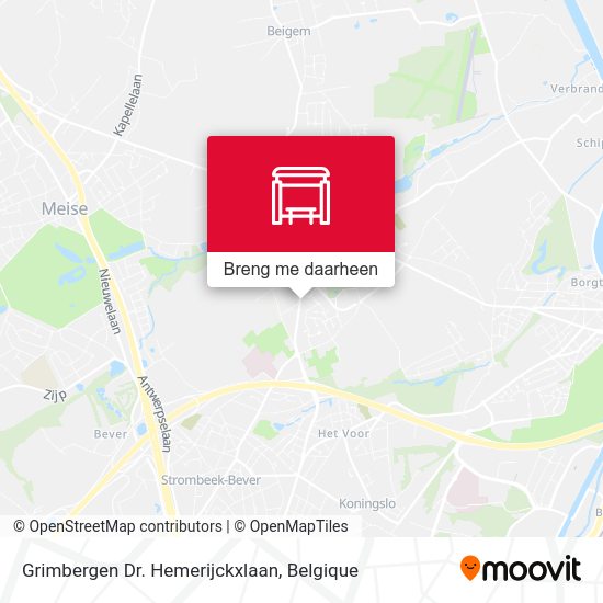 Grimbergen Dr. Hemerijckxlaan kaart