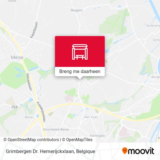 Grimbergen Dr. Hemerijckxlaan kaart