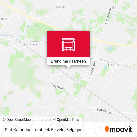 Sint-Katherina-Lombeek Eikveld kaart