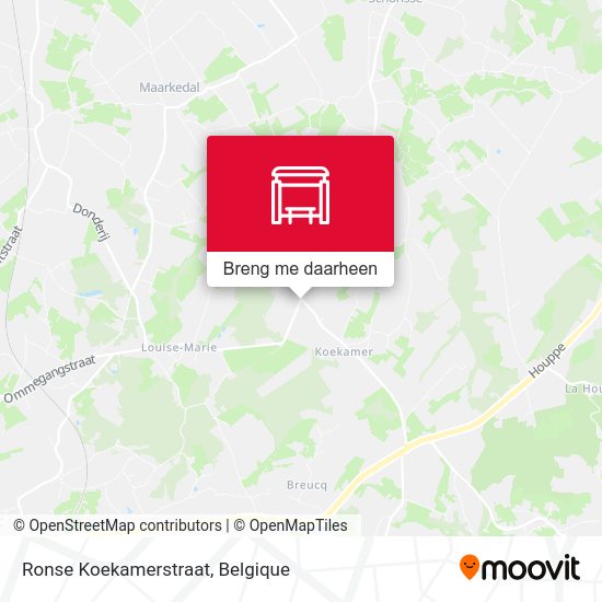 Ronse Koekamerstraat kaart
