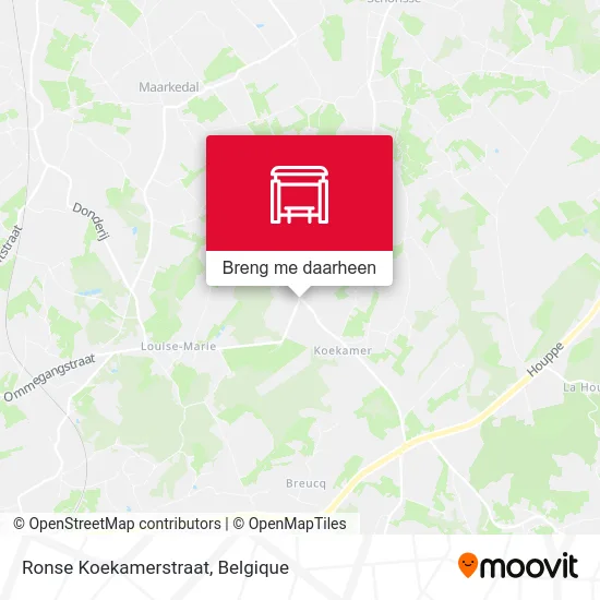 Ronse Koekamerstraat kaart