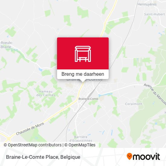 Braine-Le-Comte Place kaart