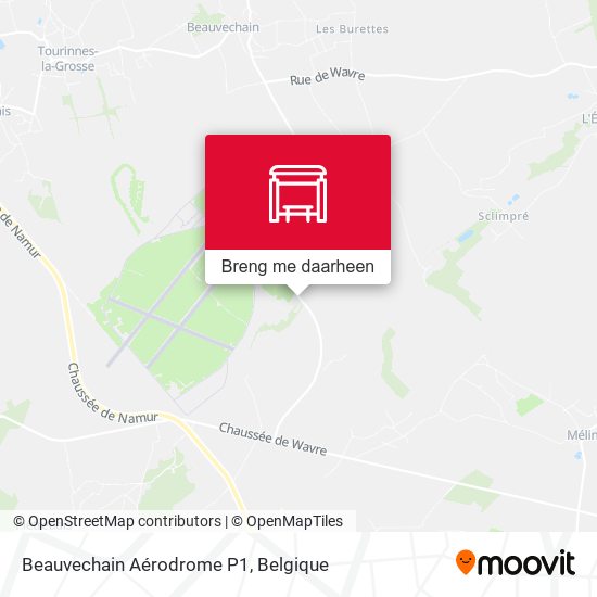 Beauvechain Aérodrome P1 kaart