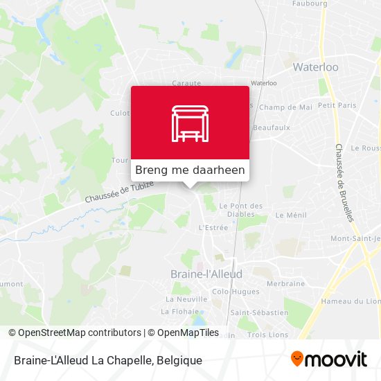 Braine-L'Alleud La Chapelle kaart