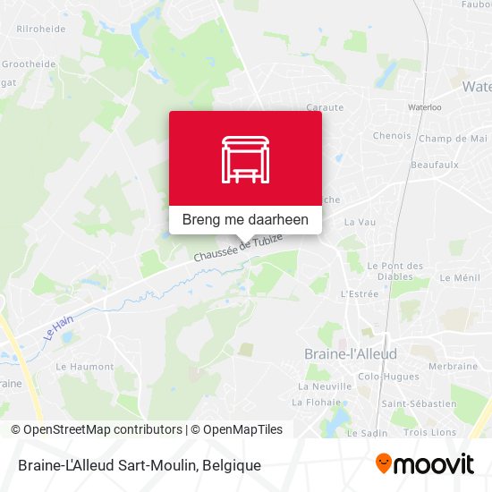 Braine-L'Alleud Sart-Moulin kaart