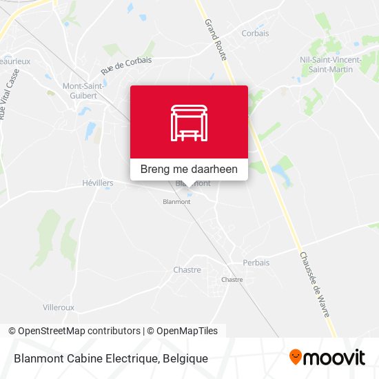 Blanmont Cabine Electrique kaart
