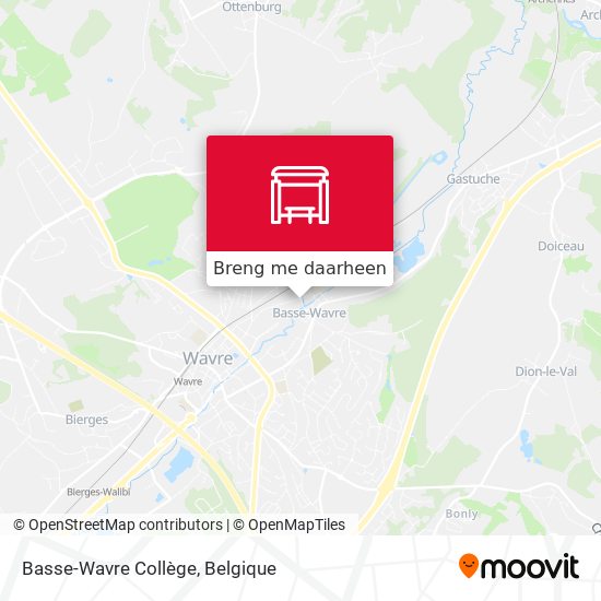 Basse-Wavre Collège kaart