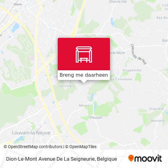 Dion-Le-Mont Avenue De La Seigneurie kaart