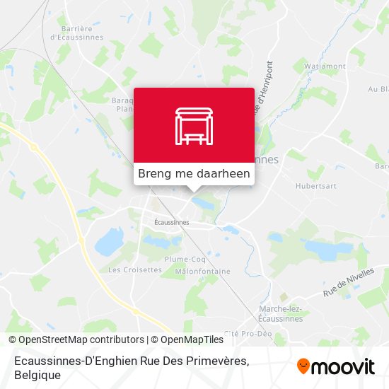 Ecaussinnes-D'Enghien Rue Des Primevères kaart