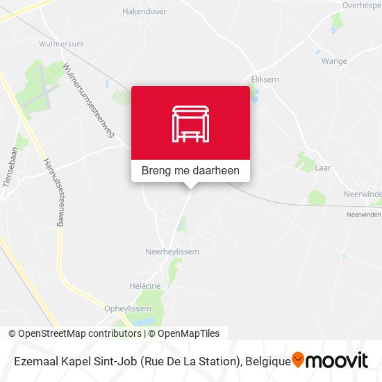 Ezemaal Kapel Sint-Job (Rue De La Station) kaart