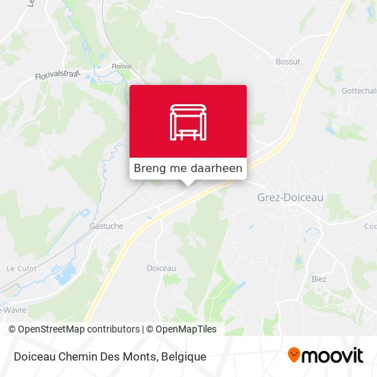 Doiceau Chemin Des Monts kaart